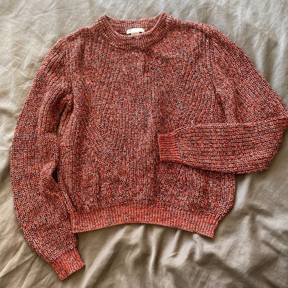 H&M Basic Orange Knit Sweater